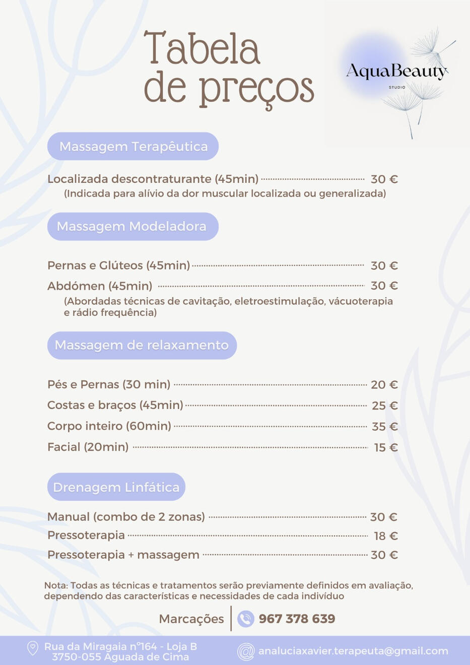 Massagens Massagens